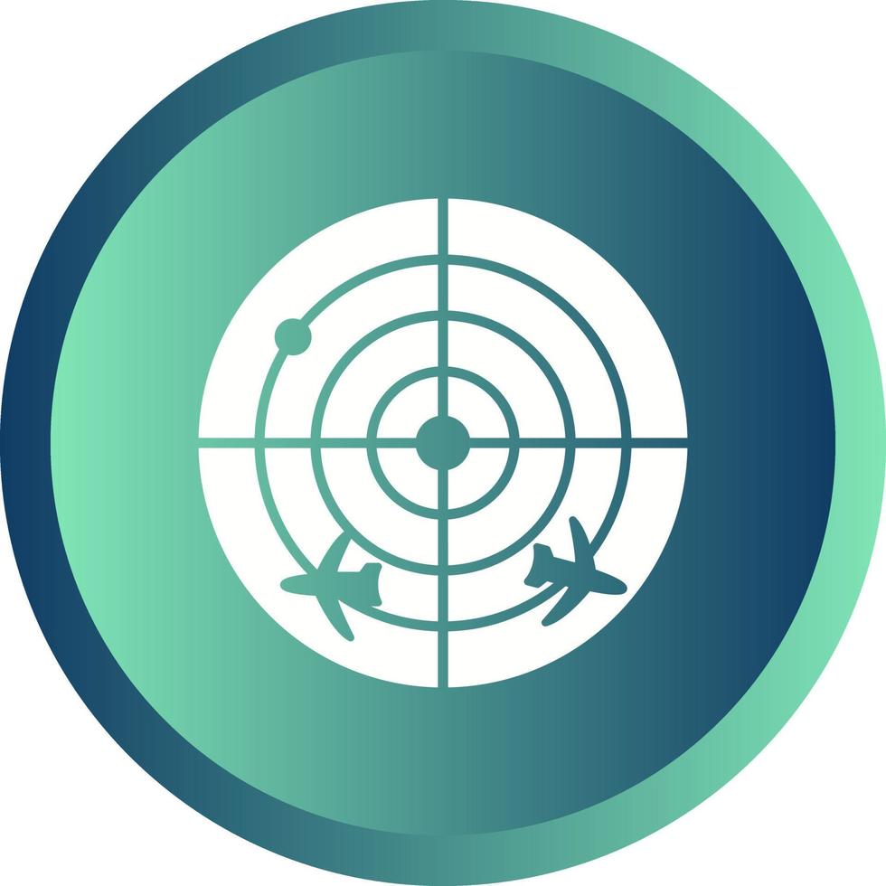 Radar Screen Vector Icon