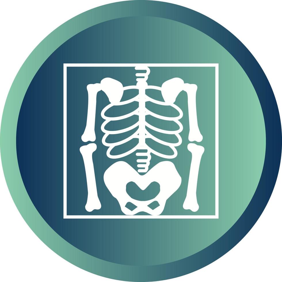 Beautiful Skeleton Vector Glyph icon