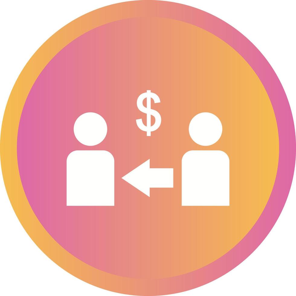 Beautiful Business affiliation Vector Glyph icon