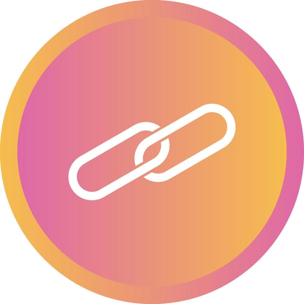 Beautiful Chain Vector Glyph icon