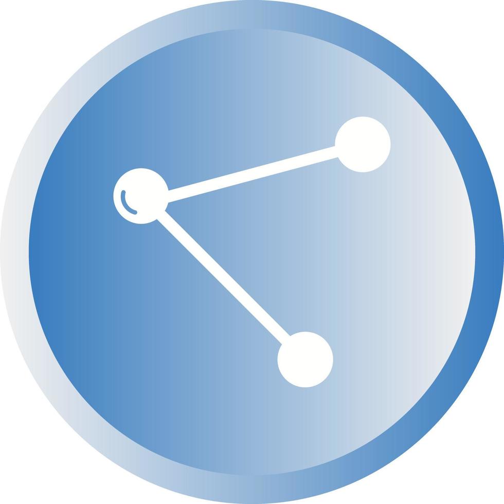 Beautiful Share Glyph Vector Icon