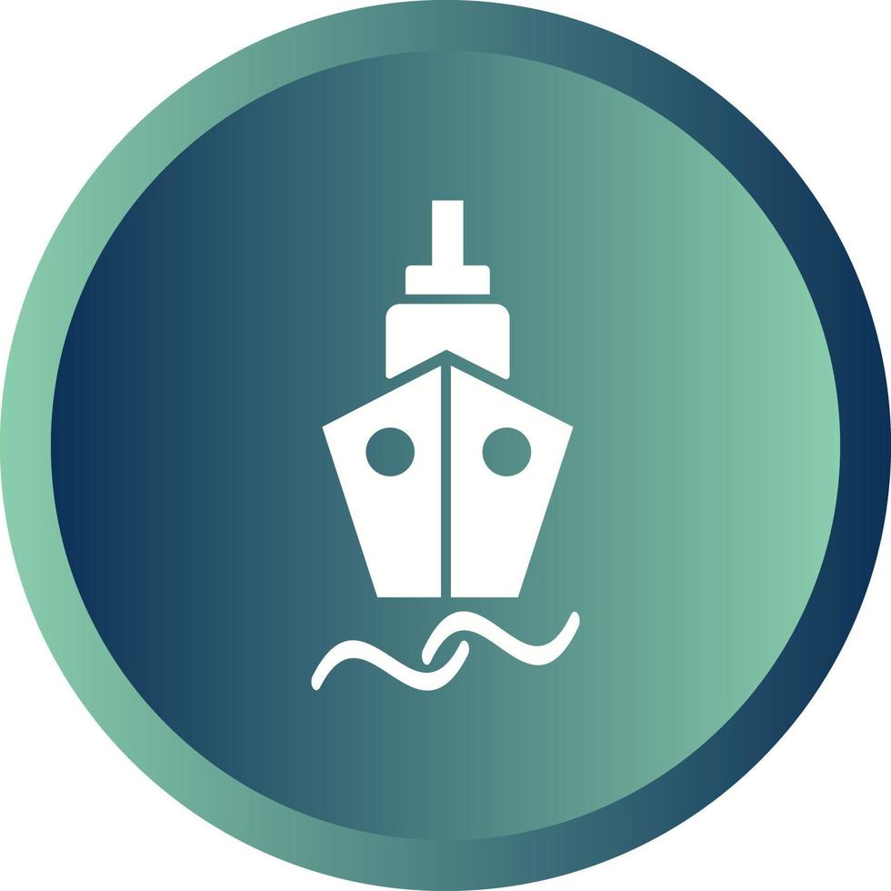 Beautiful Ship Vector Glyph Icon