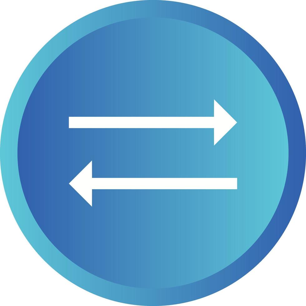 Beautiful Synce Glyph Vector Icon