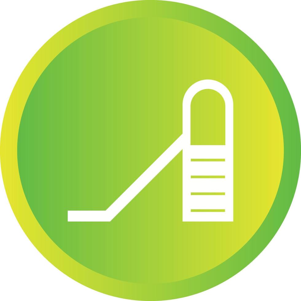 Beautiful Sliding Glyph Vector Icon