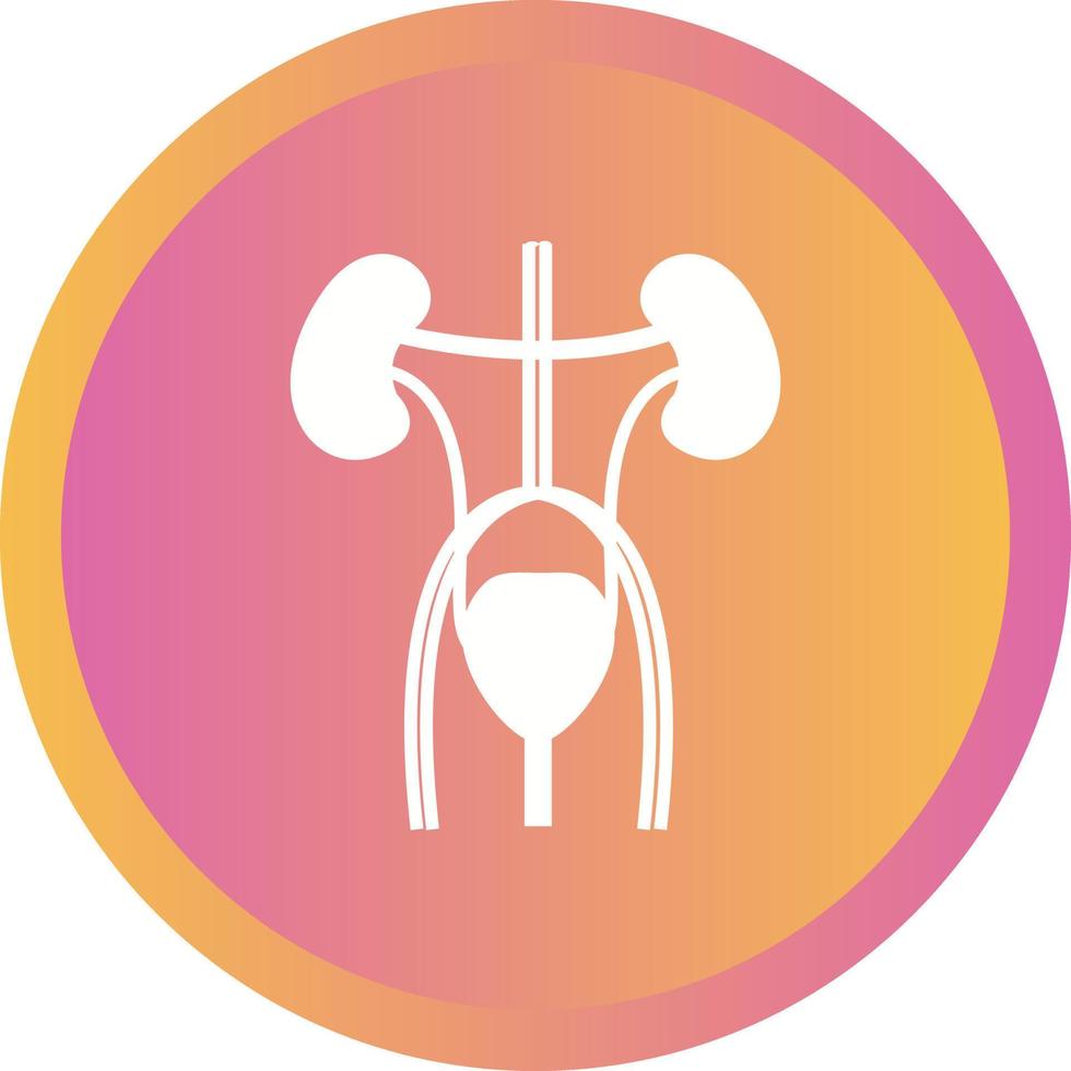 Beautiful Excretory Vector Glyph icon