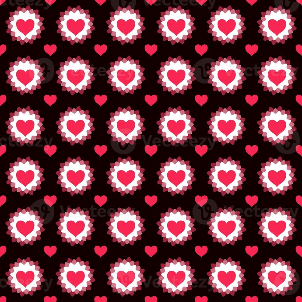 seamless background with hearts valentine photo