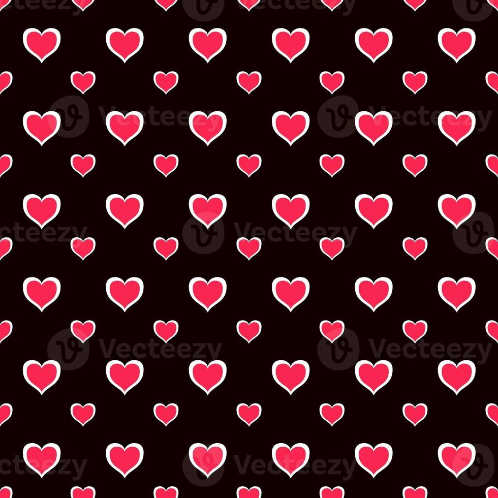 seamless background with hearts valentine photo