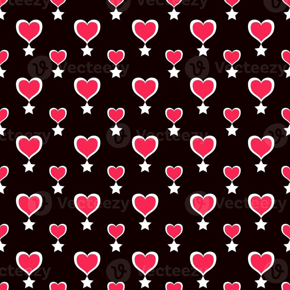 seamless background with hearts valentine photo