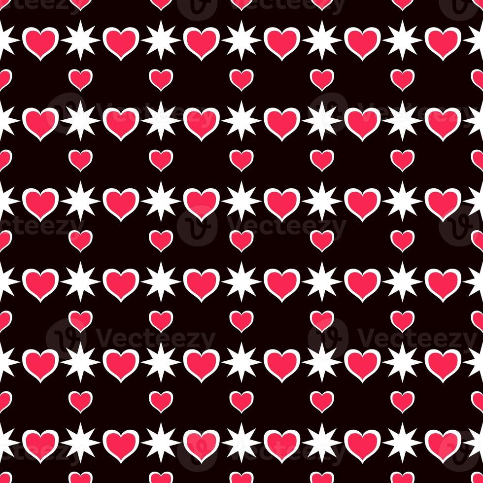 seamless background with hearts valentine photo