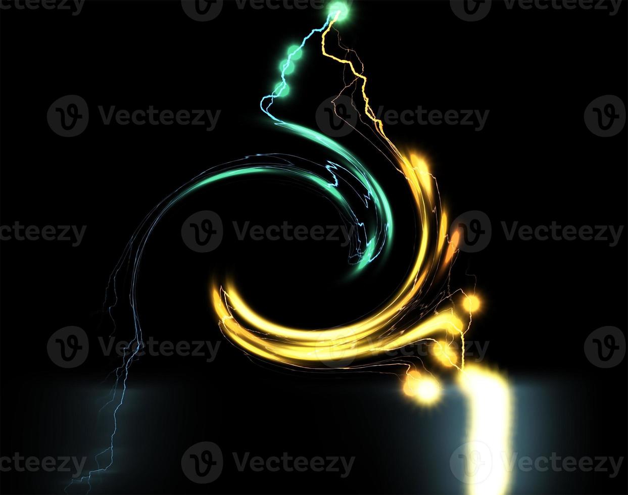 Digital Rendering Lights Background photo