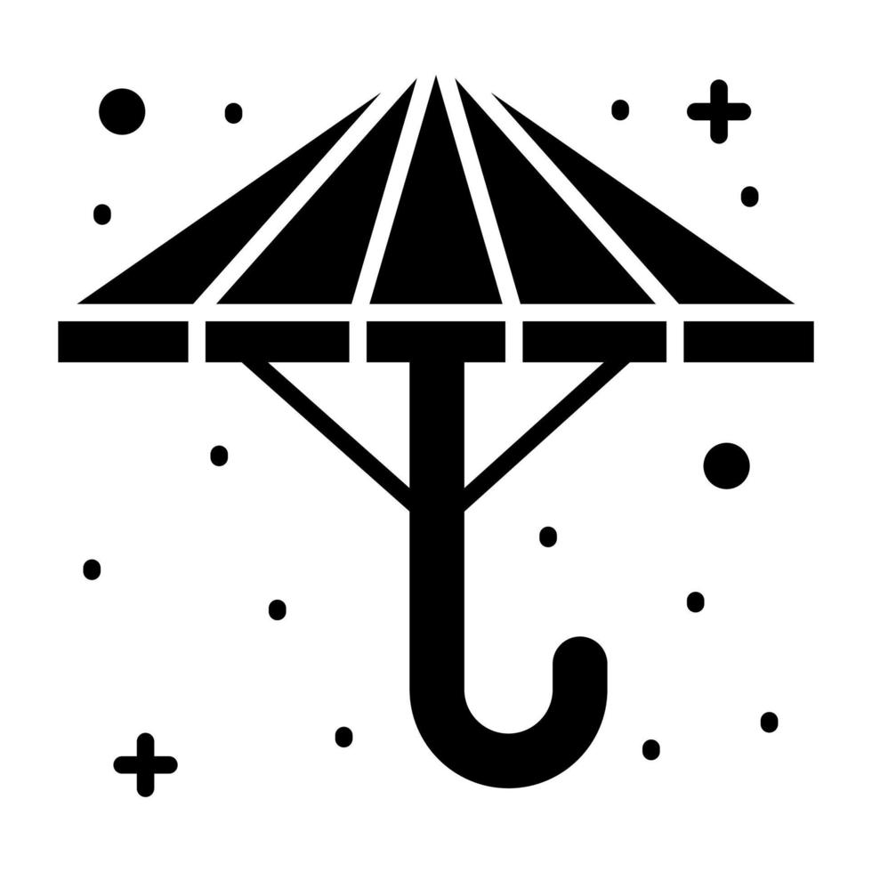 Beautiful vector design of chinese umbrella