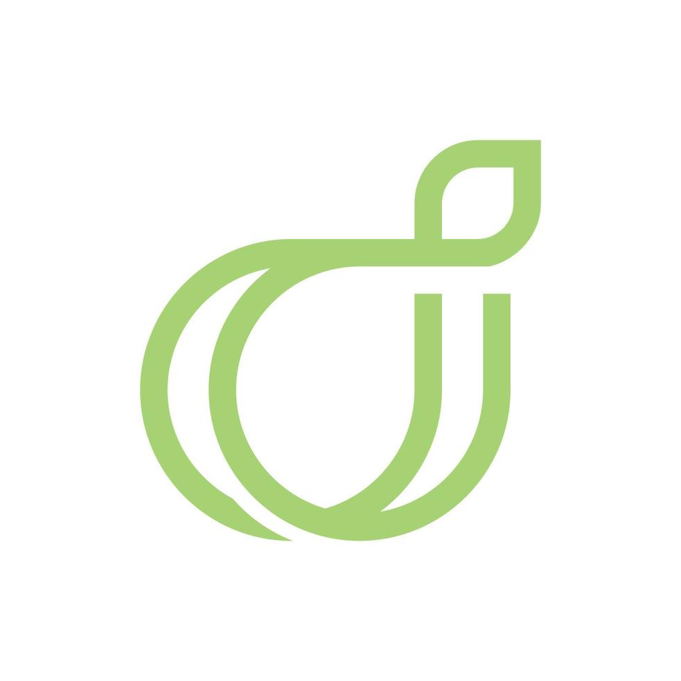 vector abstract line logo design