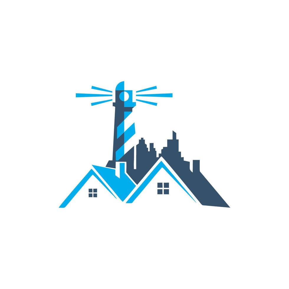 house shape abstract line vector logo design