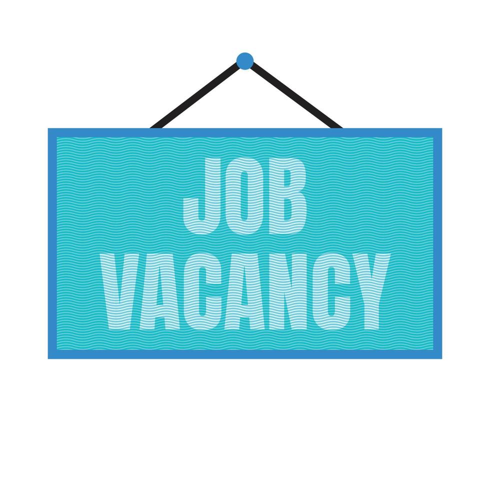 Job vacancy drop your cv sign, we're hiring join us announcement vector