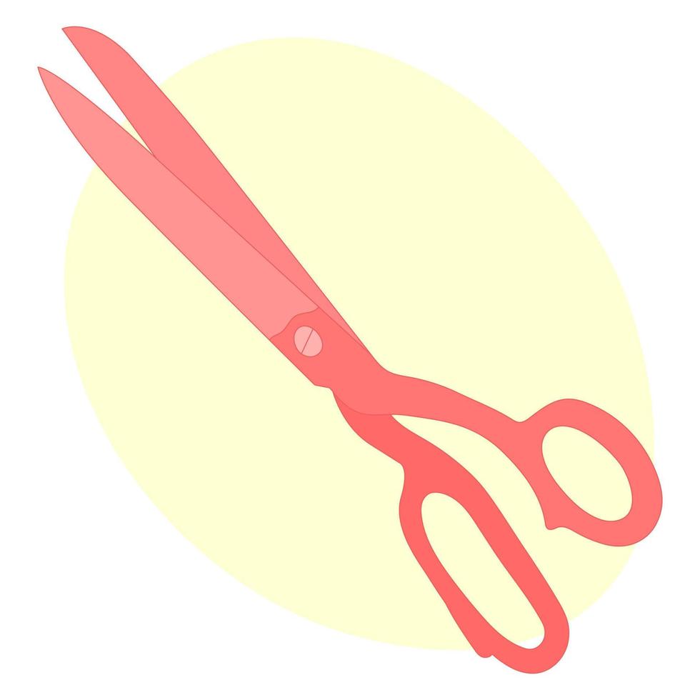 Realistic scissors, shears, pair of scissors. Medical instrument. Hospital, medical equipment vector