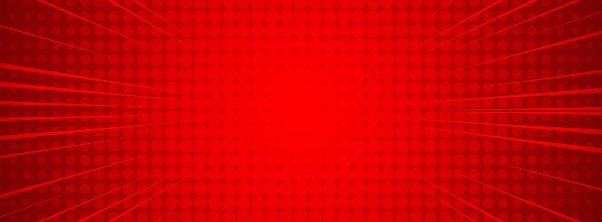 banner background. full color, gradation red halftone effect vector