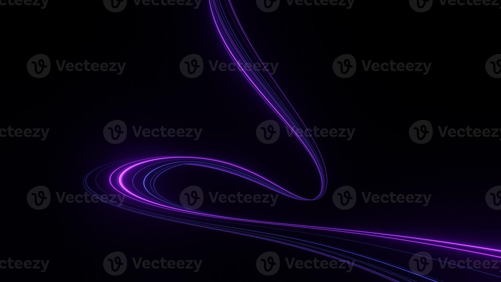 3d render motion line of speed and power or light trails. High-speed light with curve movement beam. 5G Technology fast and futuristic background. Abstract motion blur. photo