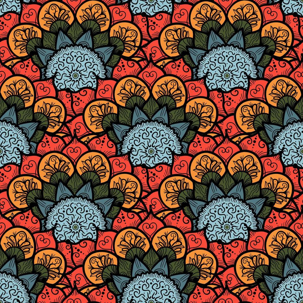 Mandala Seamless Pattern vector