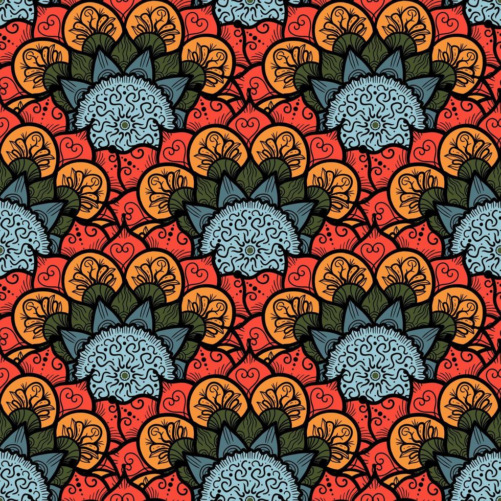 Mandala Seamless Pattern vector