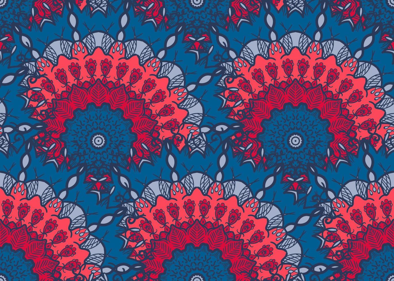 Mandala Seamless Pattern vector