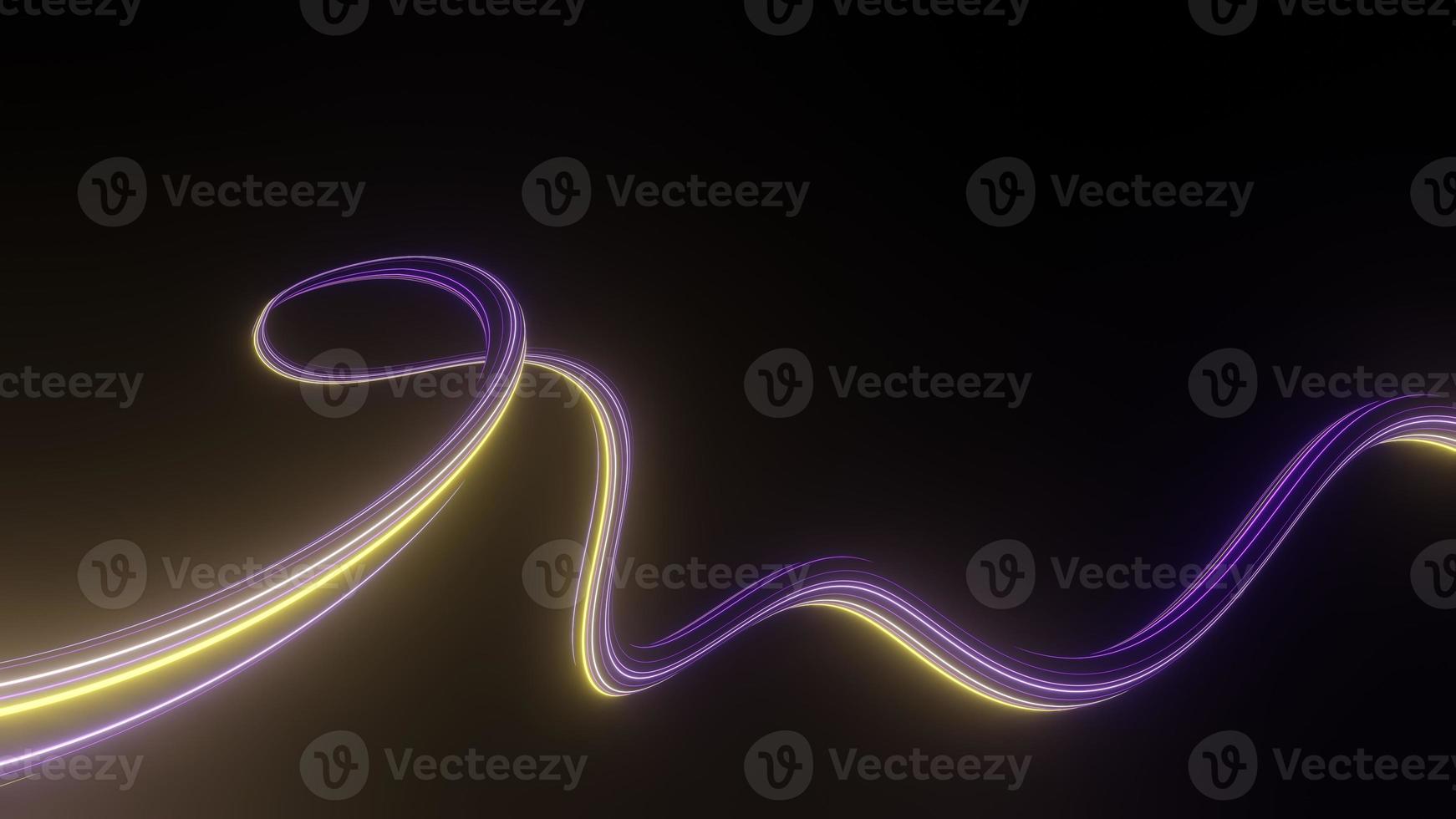 3d render motion line of speed and power or light trails. High-speed light with curve movement beam. 5G Technology fast and futuristic background. Abstract motion blur. photo