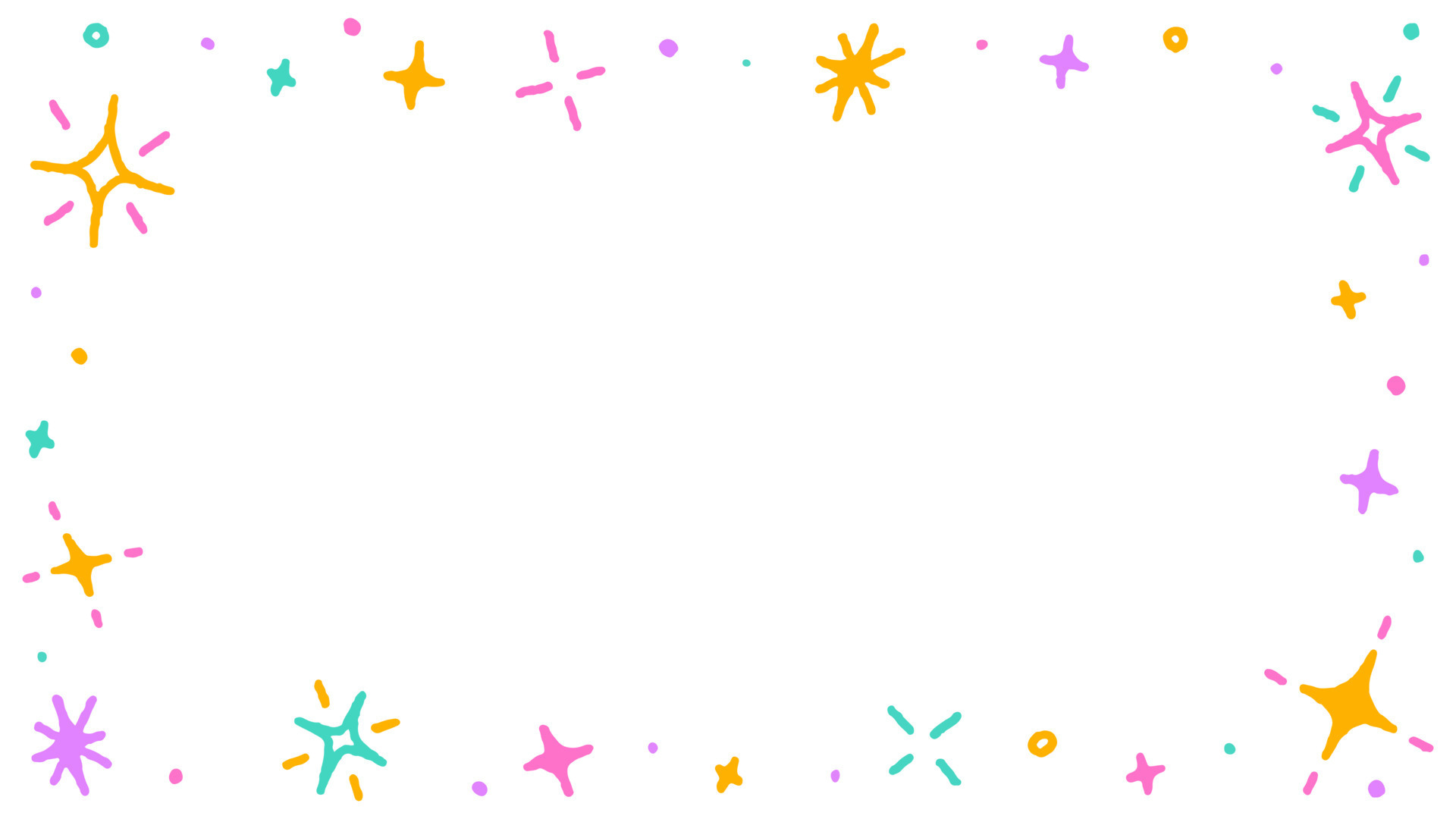 Cute Confetti Sprinkle Sparkle Firework Glitter Star Ditsy Shine Small Dot  Abstract Doodle Handdrawn Colorful Pastel Rectangle Card Border Frame  Template Web Banner Copy Space for Party Celebration 16939979 Vector Art at