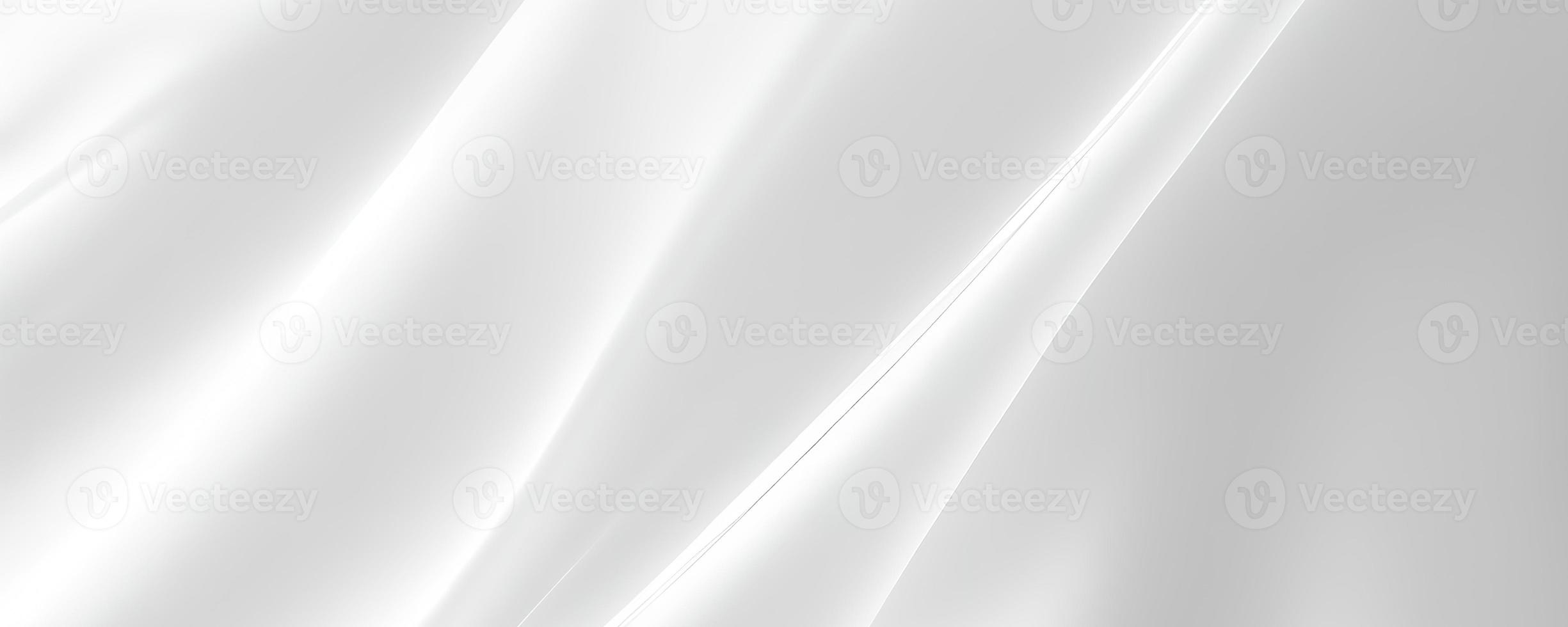 Abstract white fabric background, delicate abstract background. 3D illustration photo