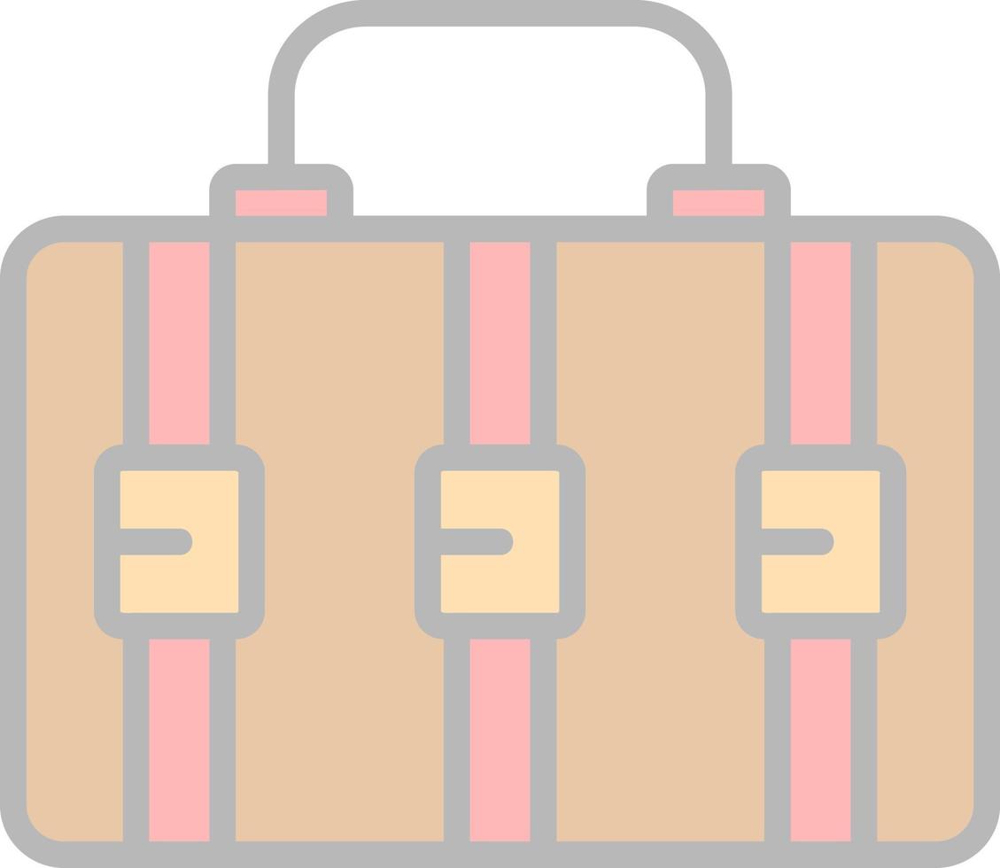 Suitcase Vector Icon Design