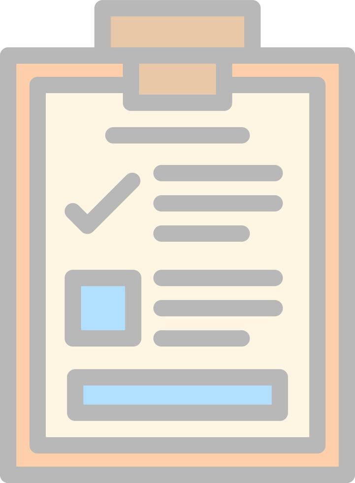 Shopping List Vector Icon Design