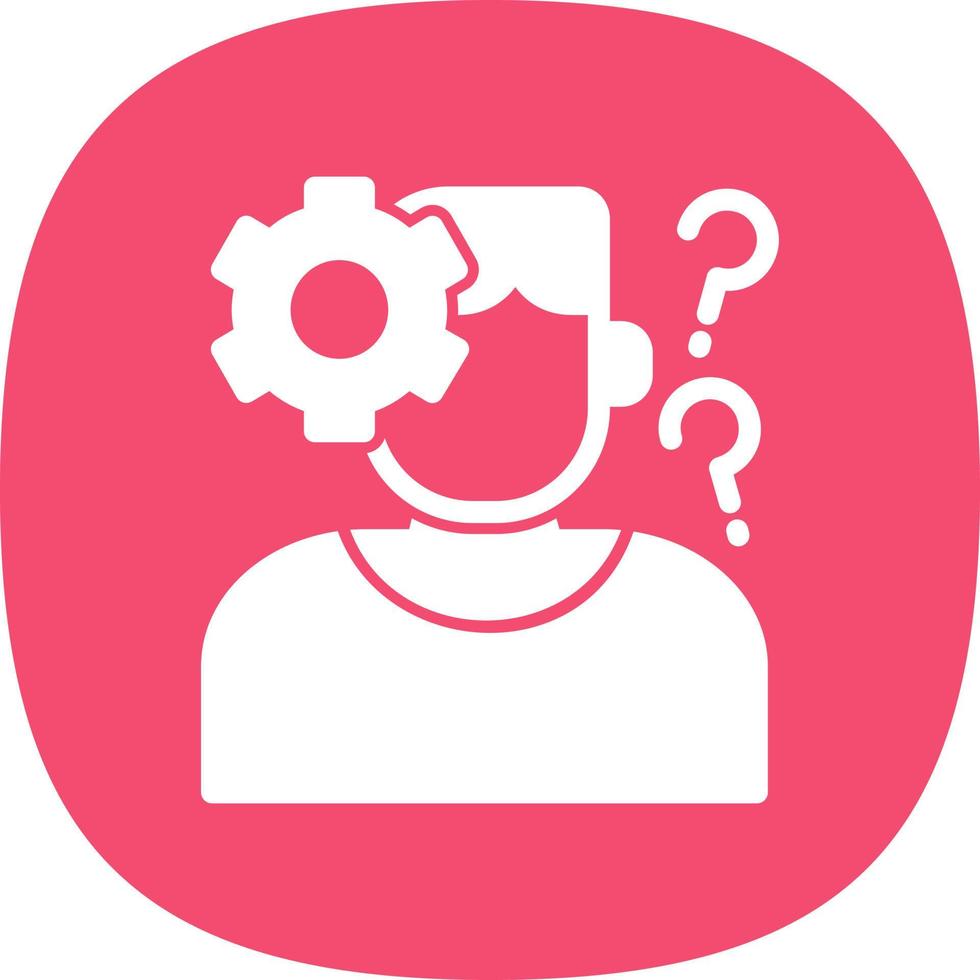 Hallucination Vector Icon Design