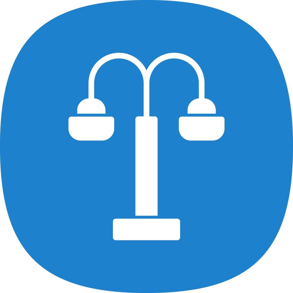 Street Light Vector Icon Design