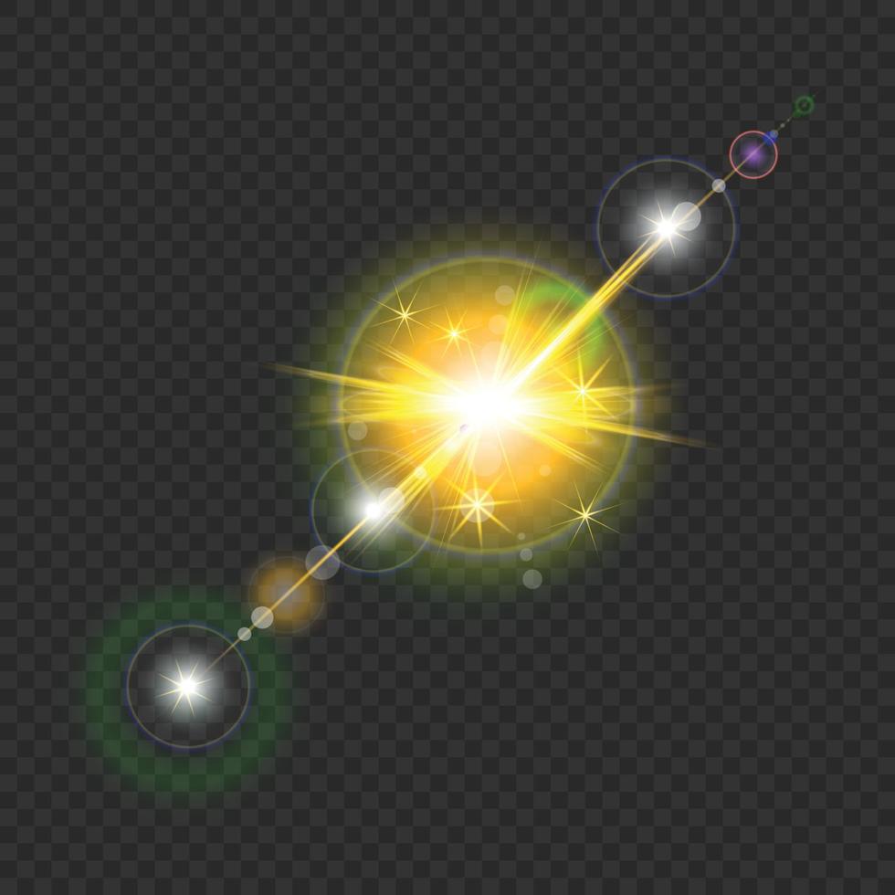 Spotlight Lense Effect Vector