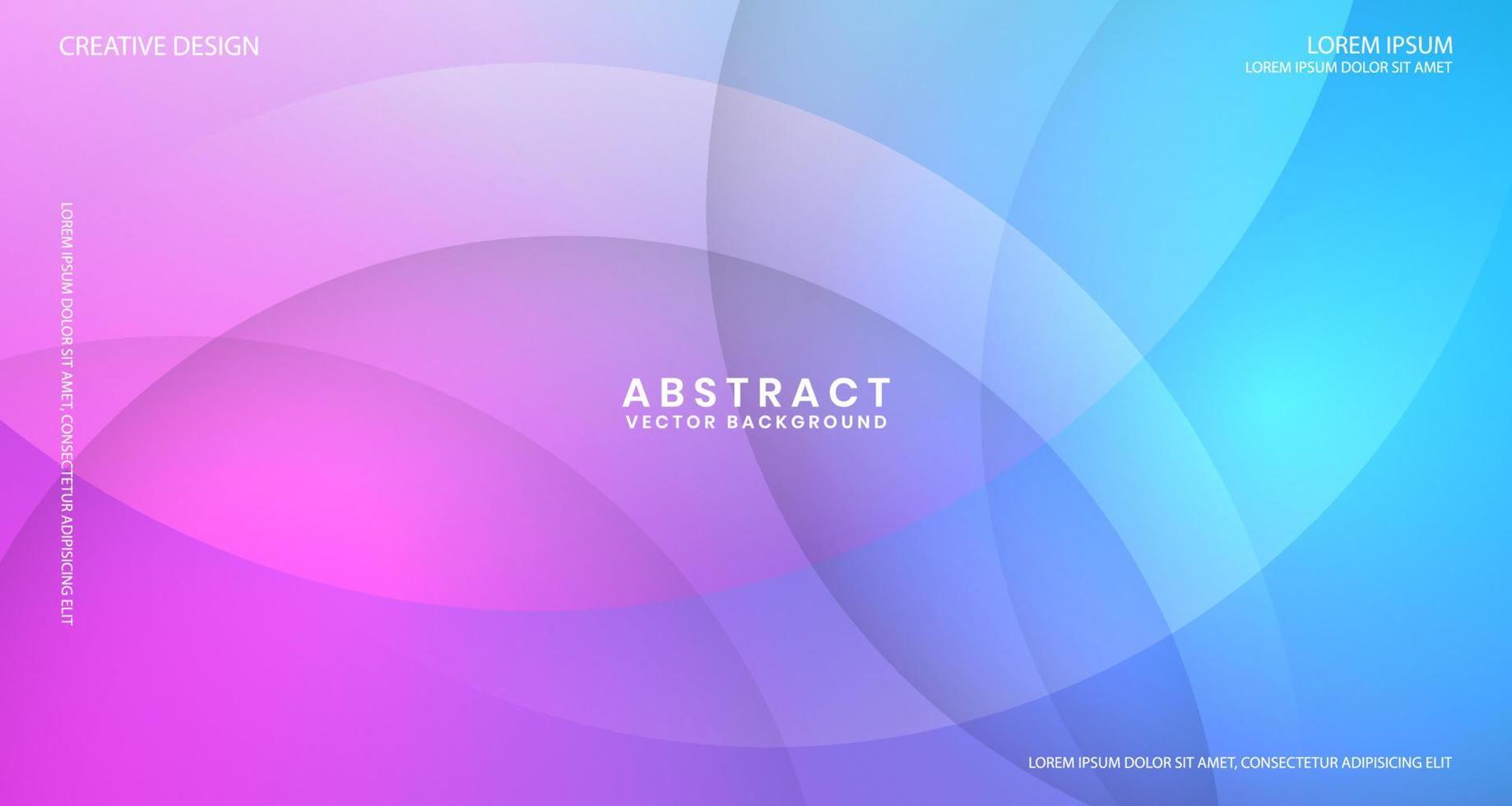 3D blue geometric abstract background overlap layer on bright space with circle decoration. Graphic design element cutout style concept for banner, flyer, card, brochure cover, or landing page vector