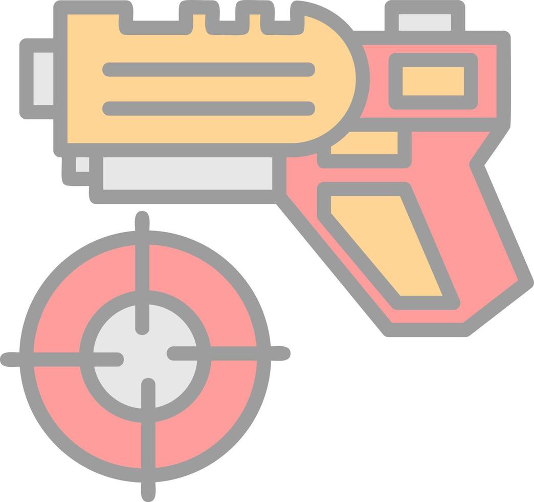 Shooting Game Vector Icon Design