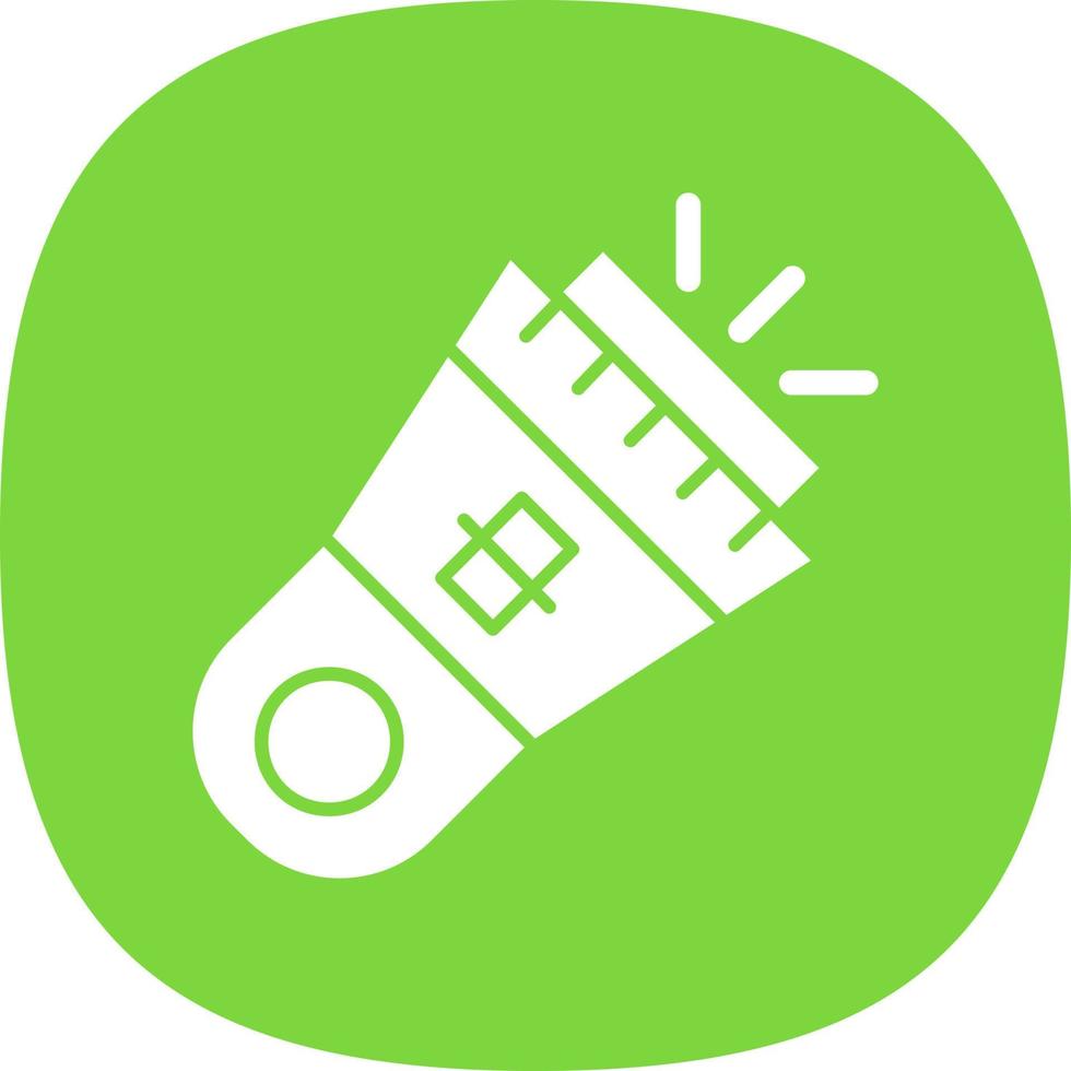 Flashlight Vector Icon Design