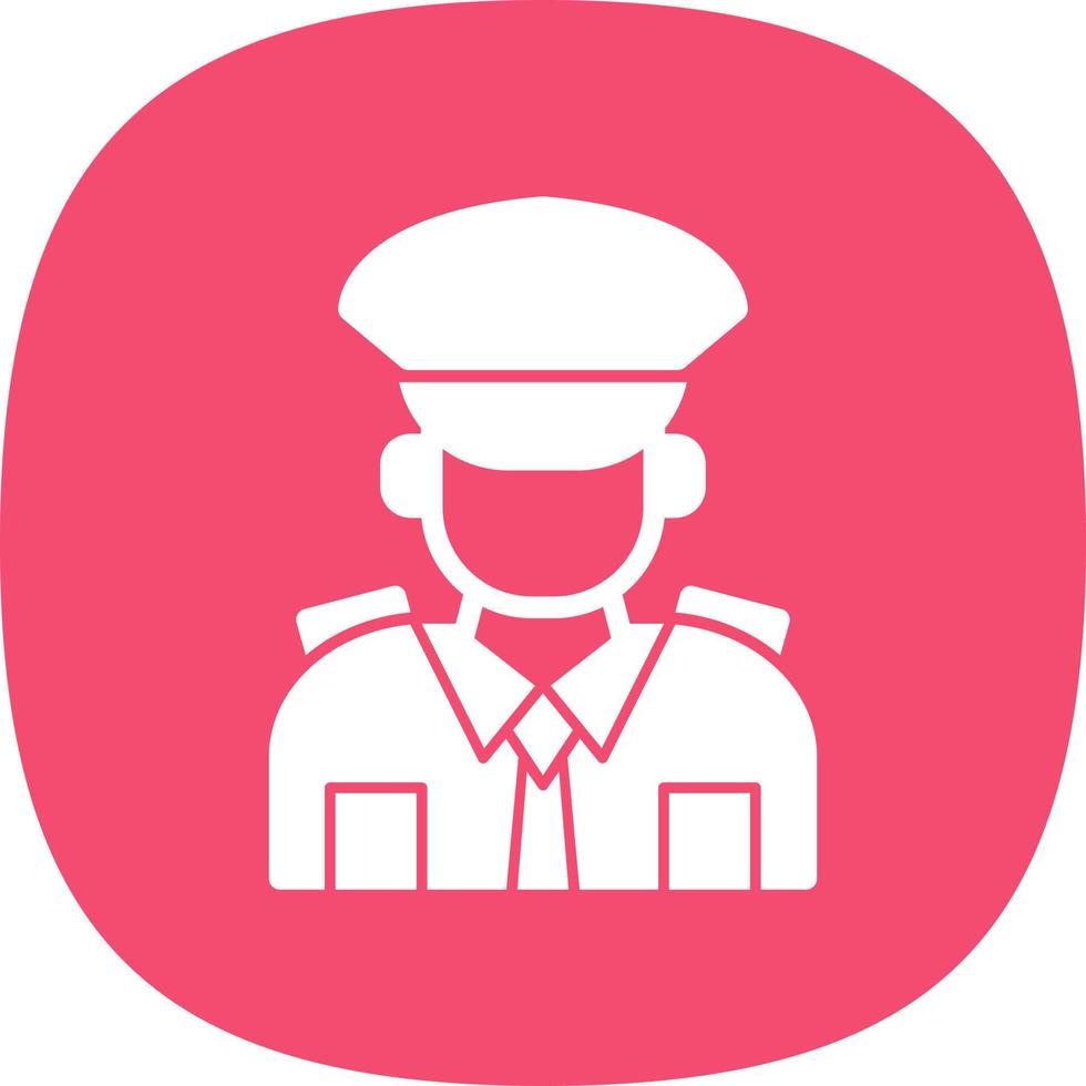 Policeman Vector Icon Design