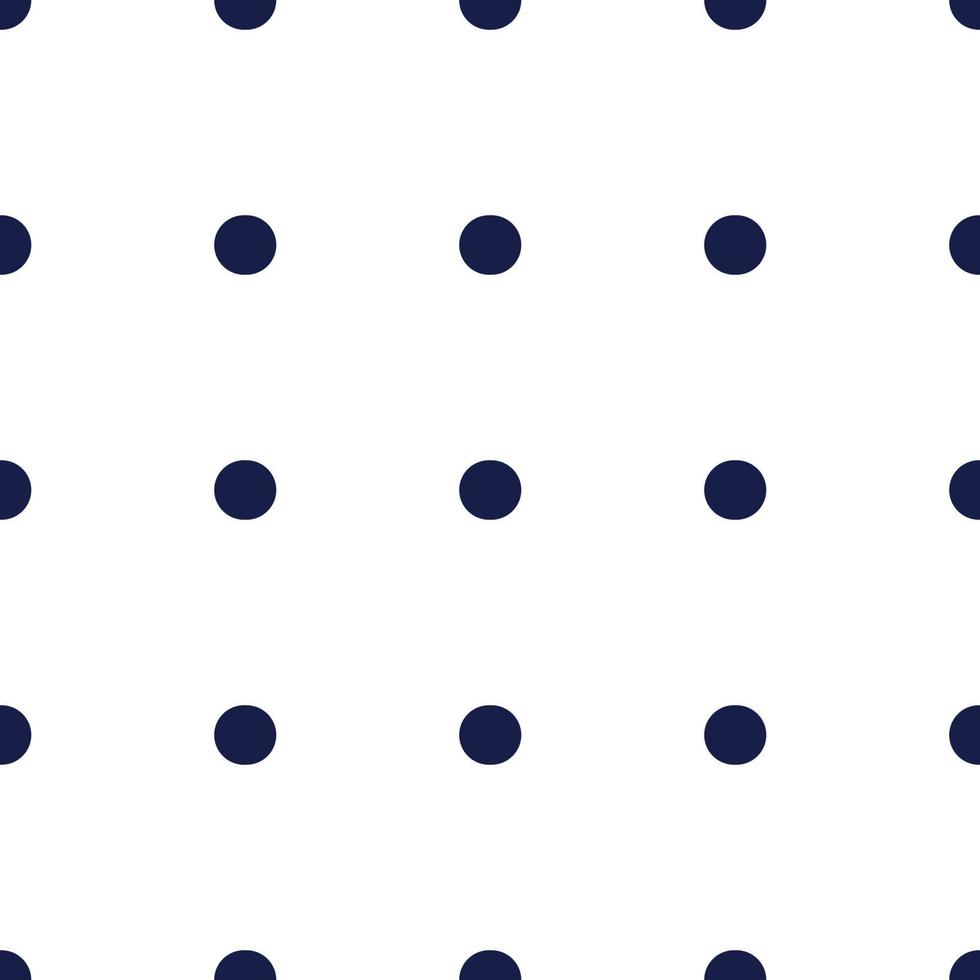Polka dots or bullet journal texture. Seamless monochrome pattern. Dotted background. Soft abstract geometric pattern. vector