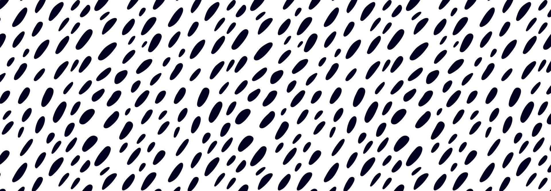 Animal pattern for textile design. Seamless pattern of dalmatian or cow spots. Natural textures. vector