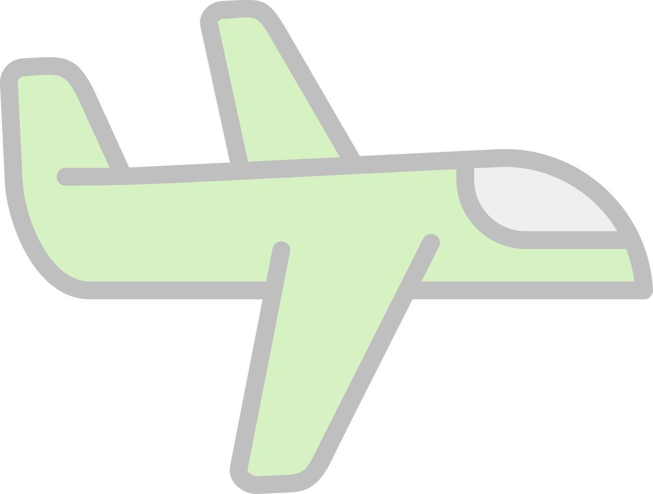 Airplane Vector Icon Design