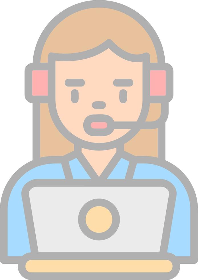 Call Center Vector Icon Design