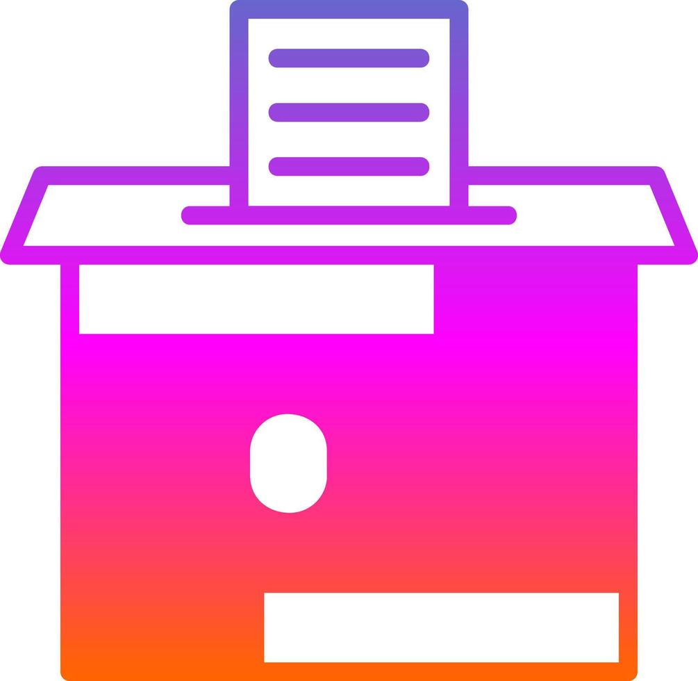 Ballot Vector Icon Design