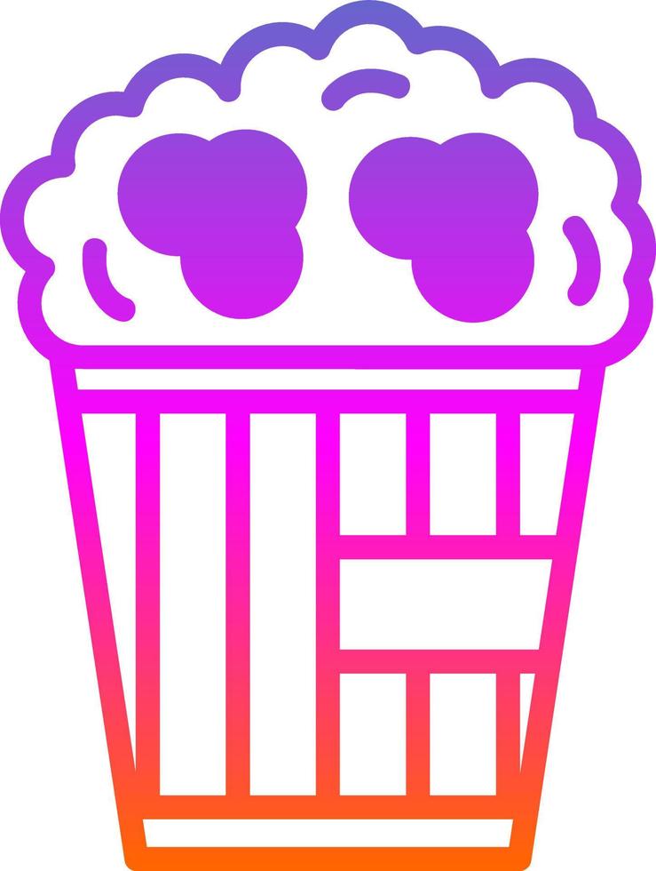 Popcorn Vector Icon Design