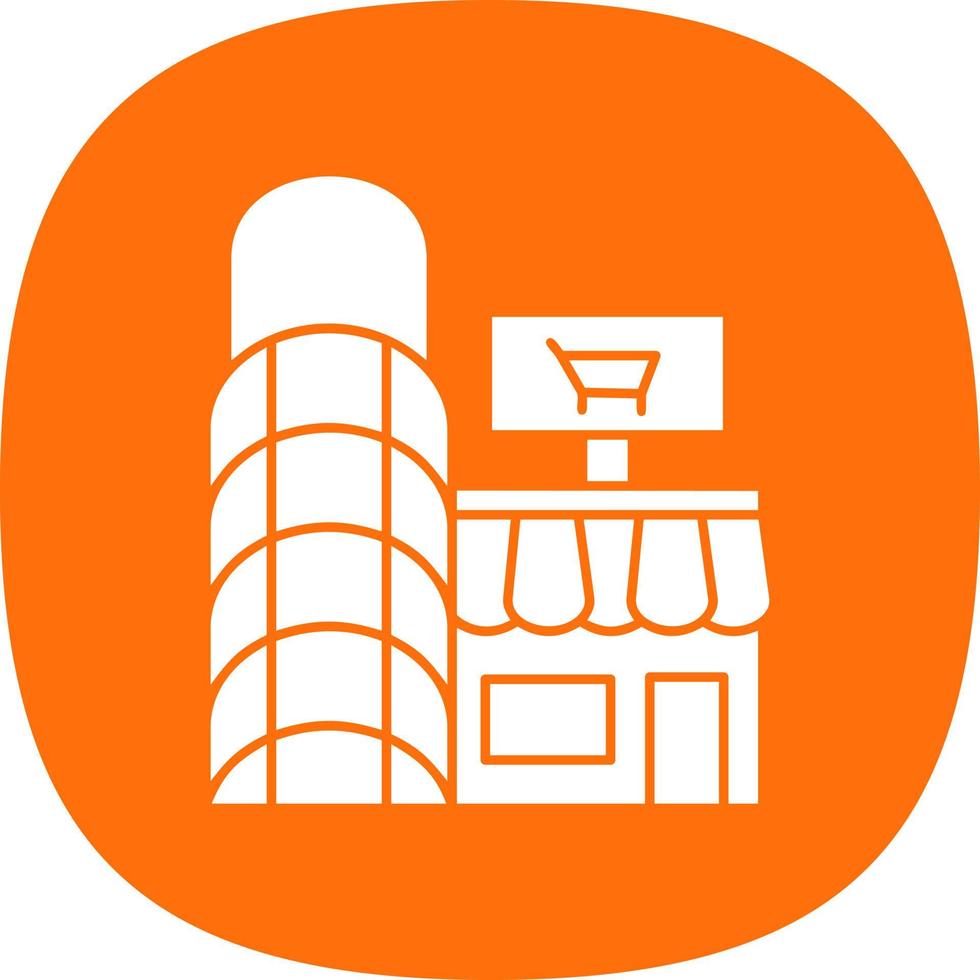 diseño de icono de vector de tienda de compras