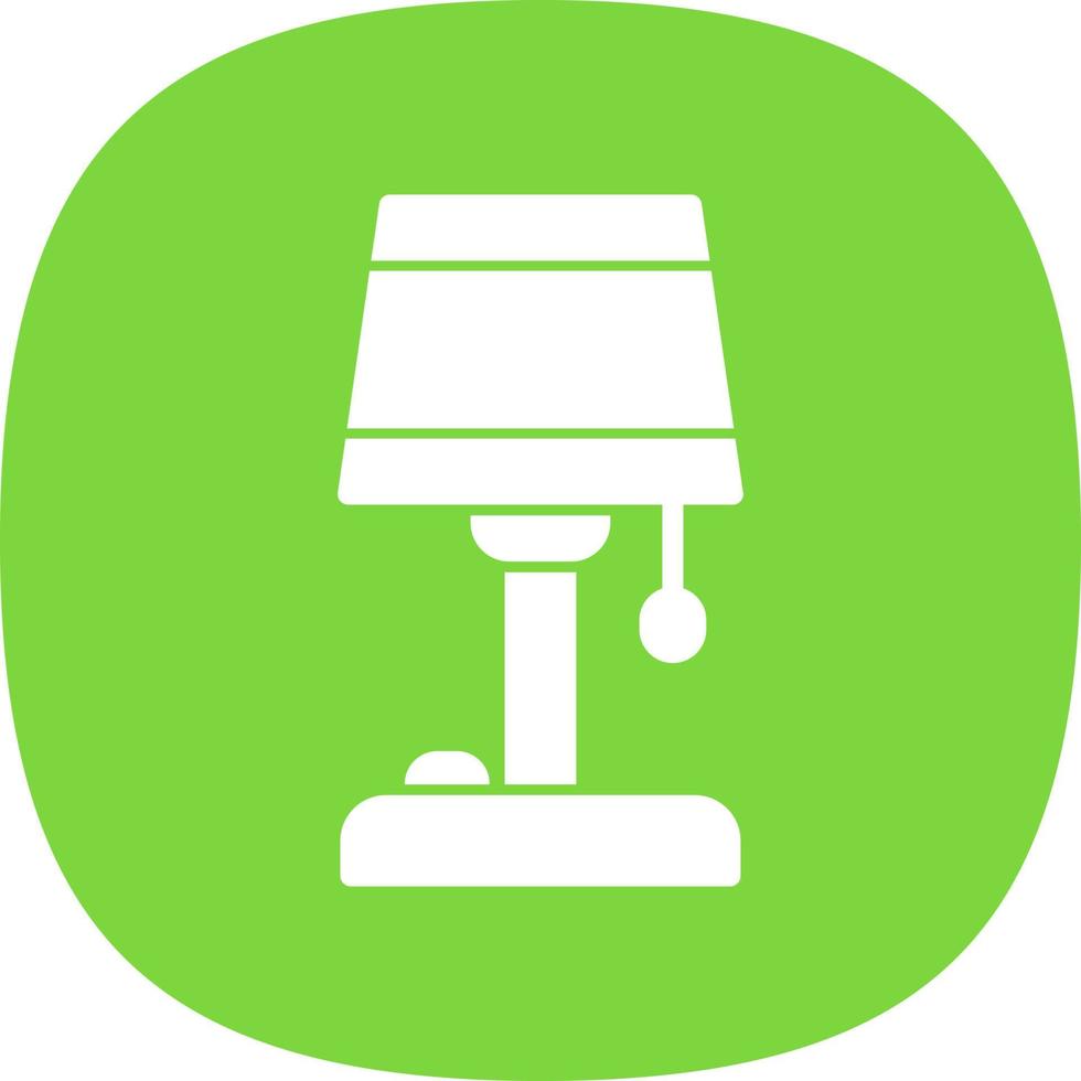 Floor Lamp Vector Icon Design