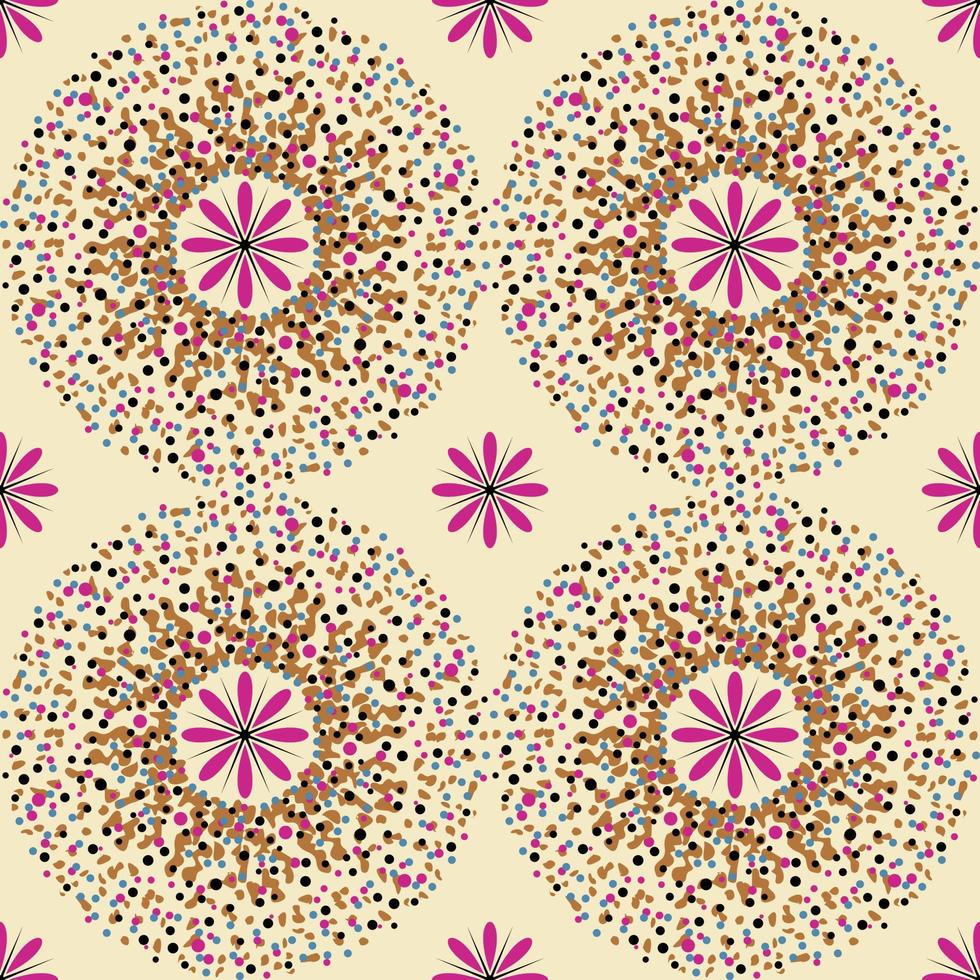 Abstract circular ornament Ethnic Stylized sun symbol geometric elements Tribal ethnic motif Round color pattern Decorative vector design element.eps