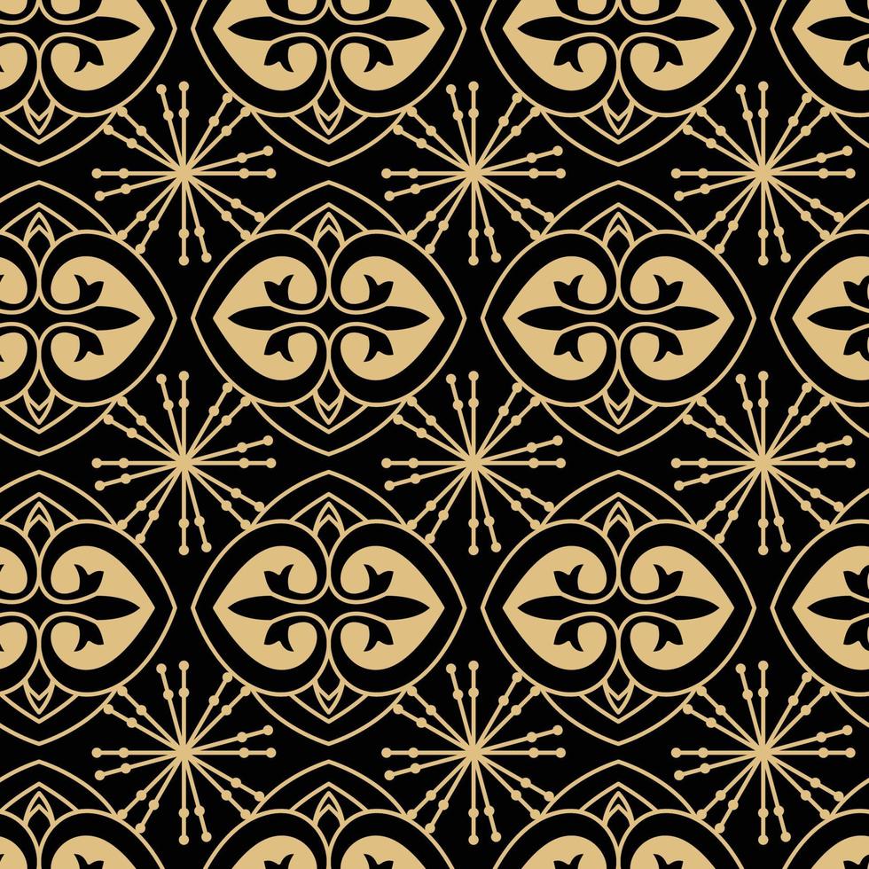Golden Seamless repeatable abstract pattern Majestic background Editable vector for Textile print of fabric