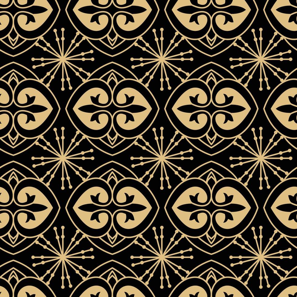 Golden Seamless repeatable abstract pattern Majestic background Editable vector for Textile print of fabric