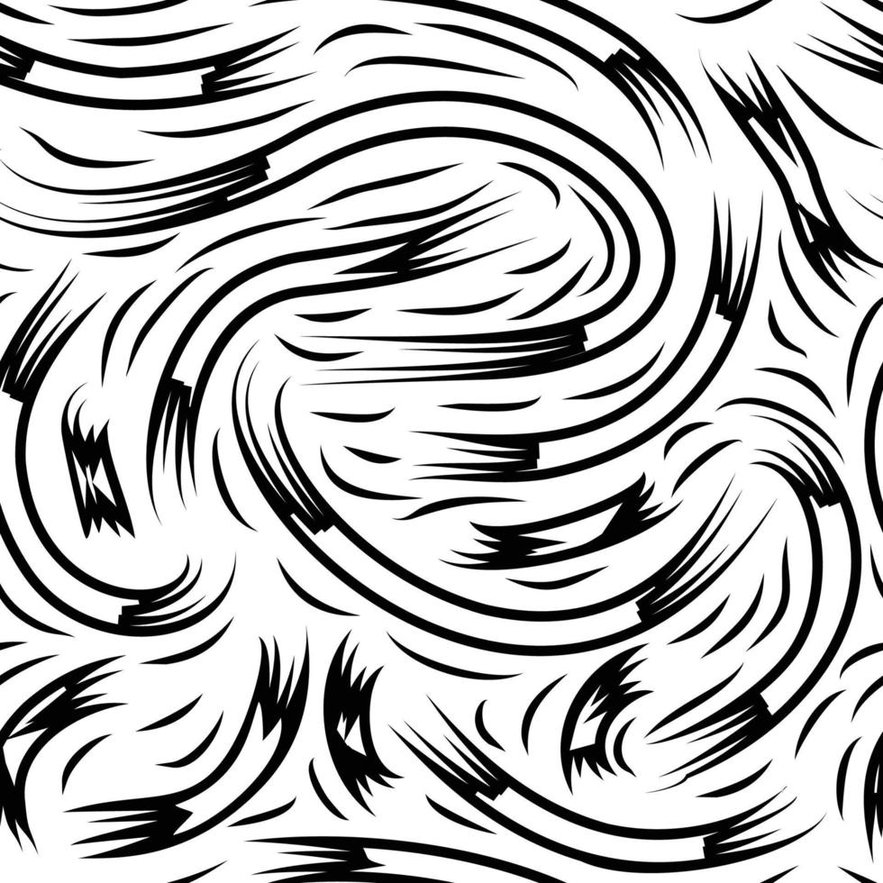 Swirls Black and white seamless pattern for textile and web Elegant texture for fabric.eps vector