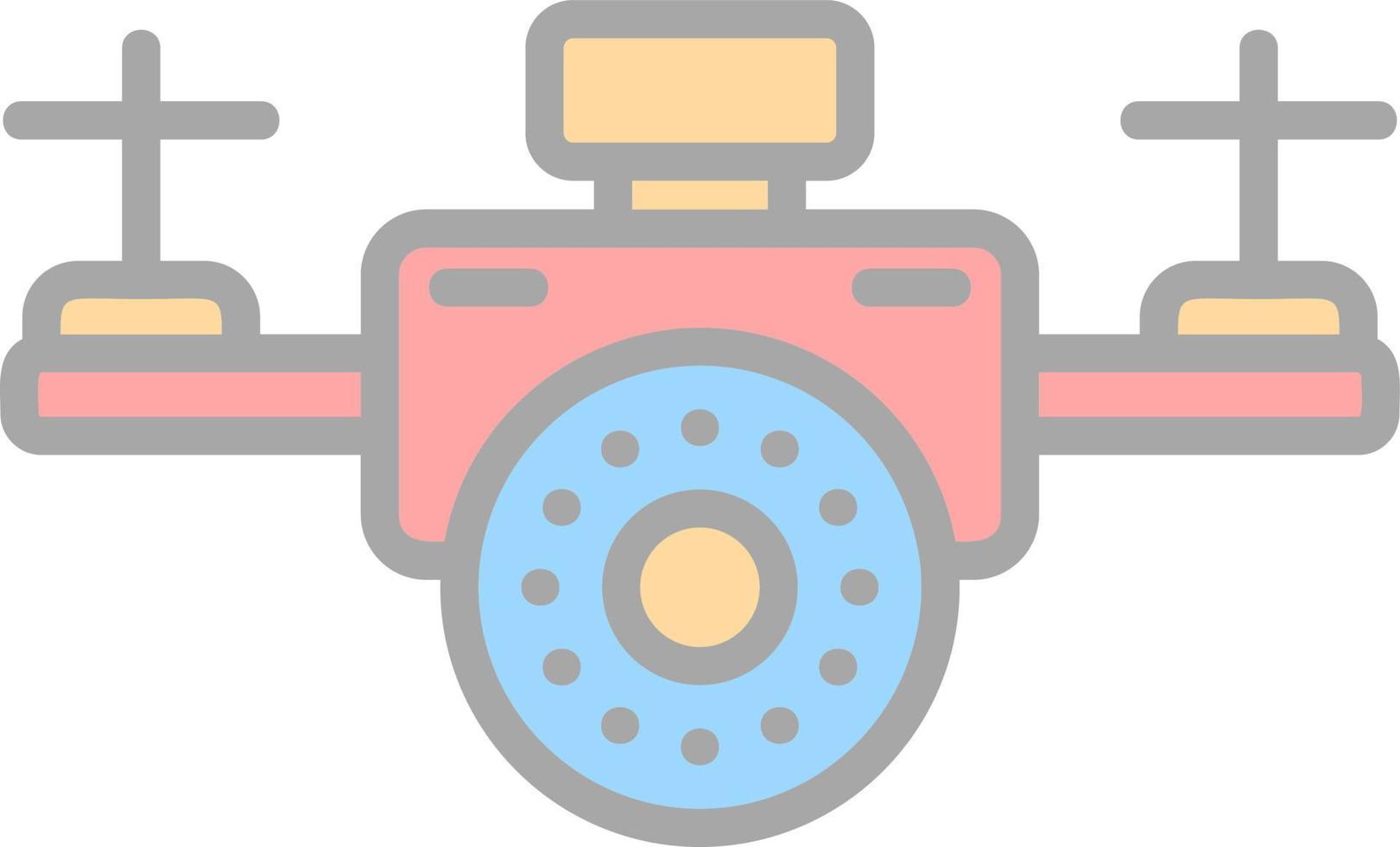 Drone Camera Vector Icon Design