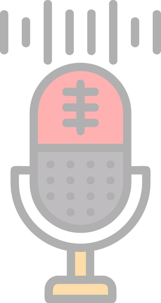 Voice Recording Vector Icon Design